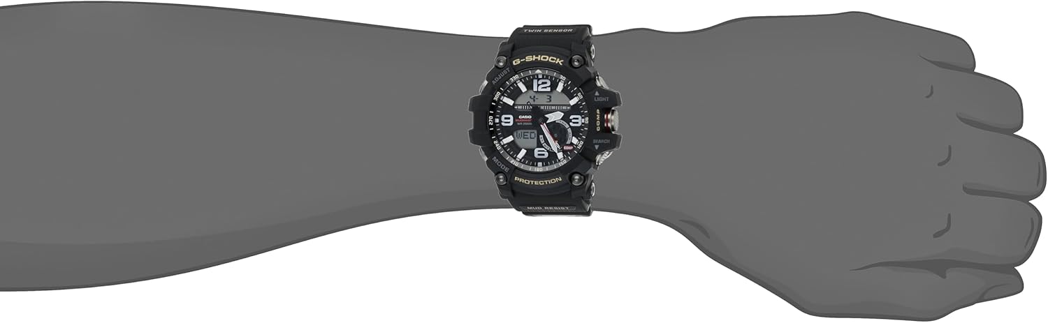 Black Twin Sensor Sports Watch P618