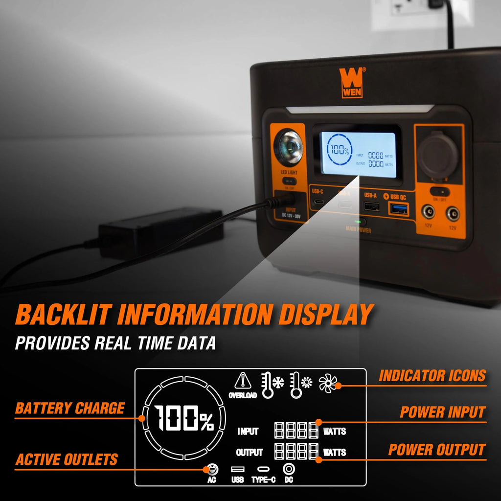 300-Watt 269Wh Lithium-Ion Power Station H89722