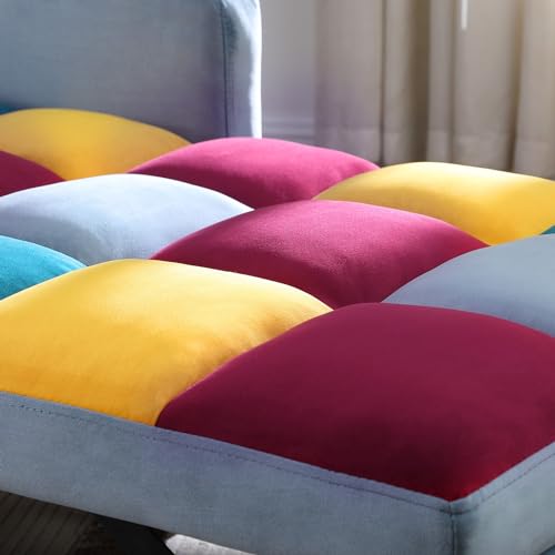 3-in-1 Convertible Chair Bed, 31.5 Inch Pull Out Sofa Bed with Adjustable Backrest, Solid Wood Feet H486