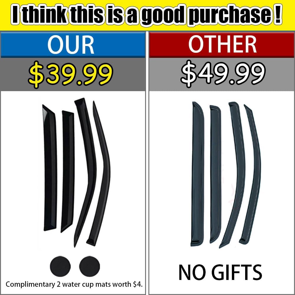 4 Rain Guards for Subaru Outback X99137