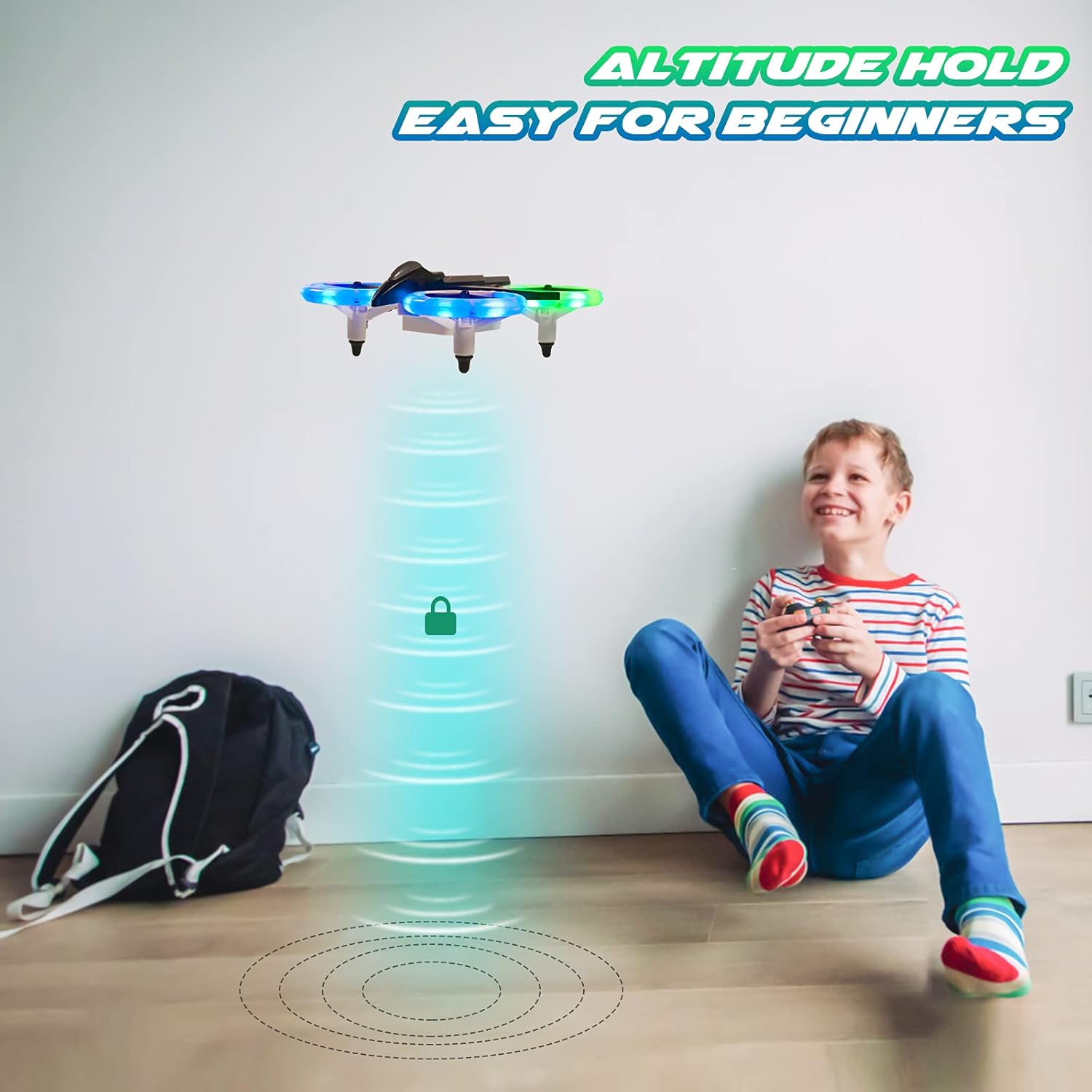 Mini LED RC Quadcopter Drone J2103