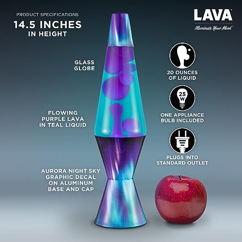 14.5" Purple Wax and Blue Liquid Motion Light L201916