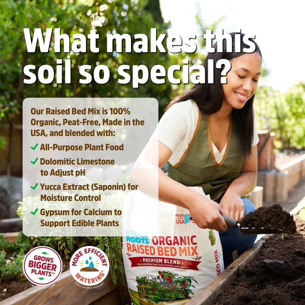 60 1 cu. ft. bags Organic Raised Bed Mix O9897