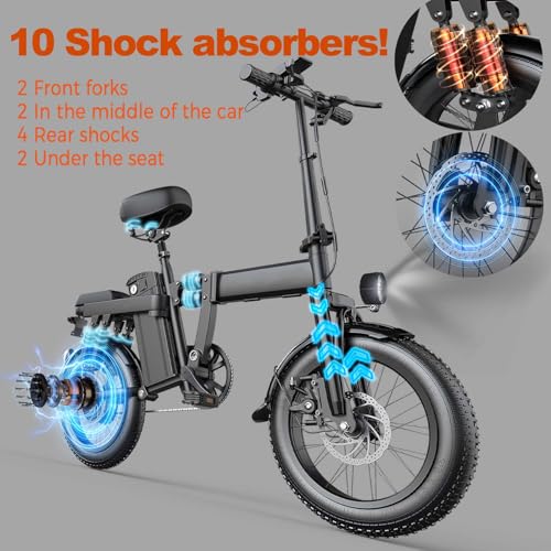 750W Electric Bike with 48V20AH Battery and 16"×3" Fat Tire K5631