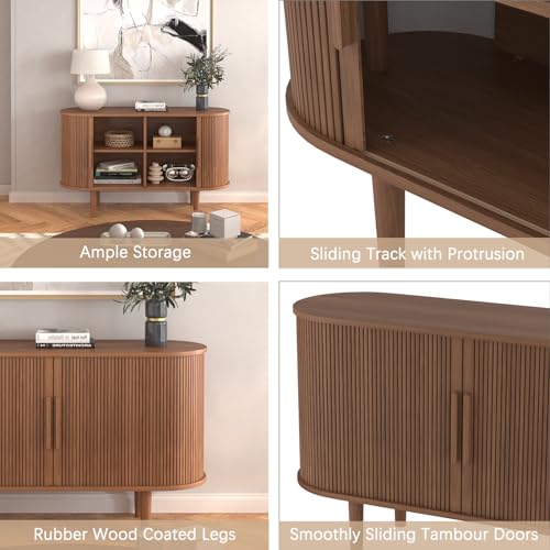Black Corner Cabinet with Doors and Shelves Z9539