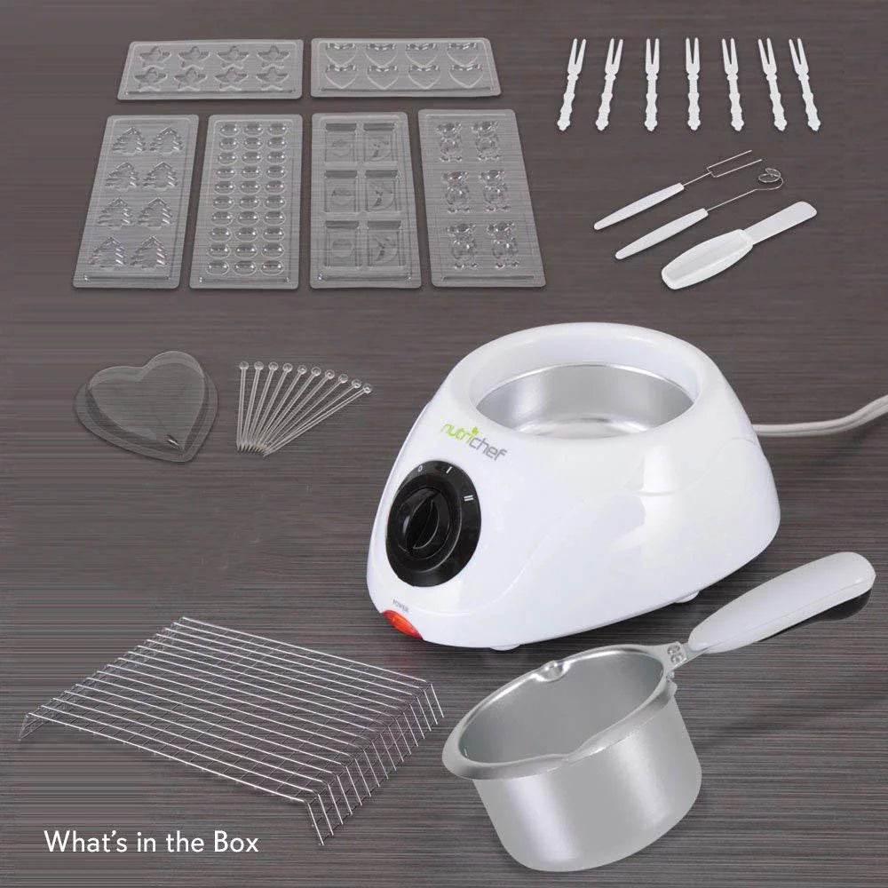 Chocolate Melting Warming Fondue Set with Removable Pot L47454