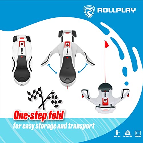 White Electric Ride On Toy with 12V 7AH Rechargeable Battery S814594