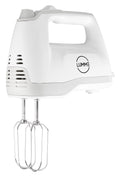 Grey Electric Hand Mixer with 5 Speeds, 2 Beaters, 2 Dough Hooks, Storage Case V310