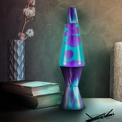 14.5" Purple Wax and Blue Liquid Motion Light L201916