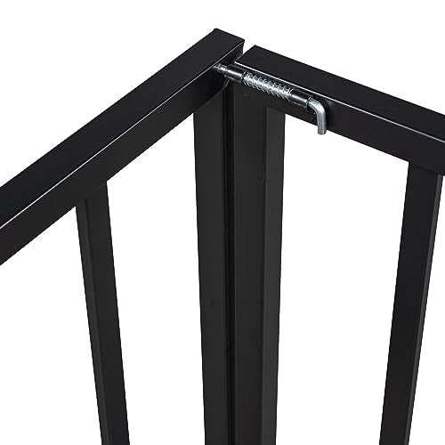 Full Montessori Floor Bed with Door (Black) L720405
