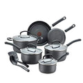 12 Piece Hard Anodized Nonstick Cookware Set, Black N787965