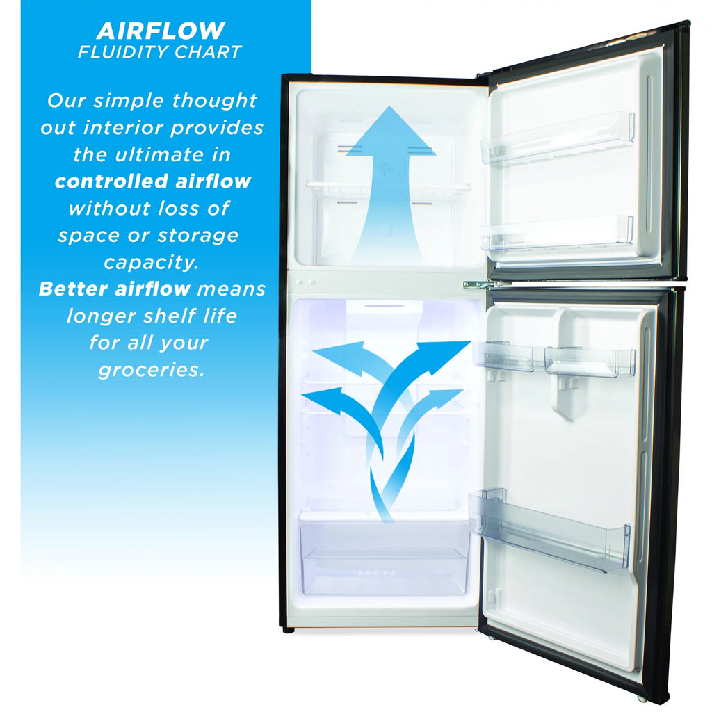 7.0 Cu. Ft. Frost Free Top Freezer Refrigerator in Stainless T950032