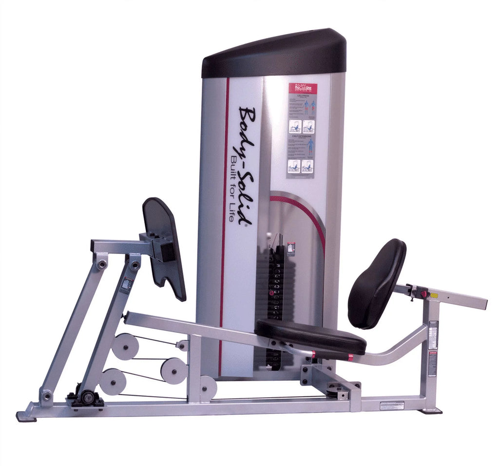310 lbs. Weight Stack Leg Press and Calf Raise Machine E2036