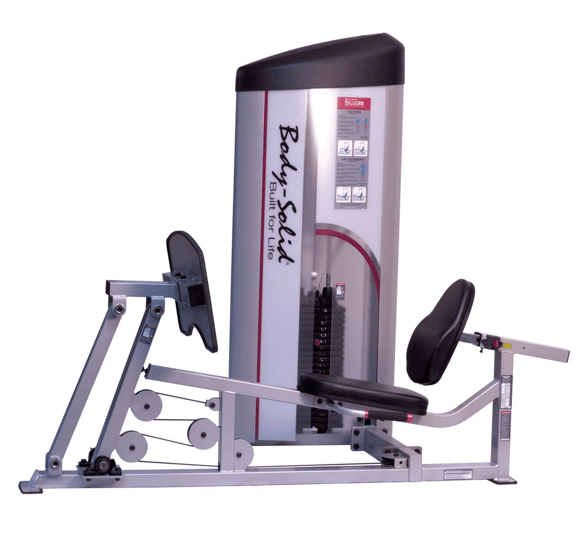 310 lbs. Weight Stack Leg Press and Calf Raise Machine E2036