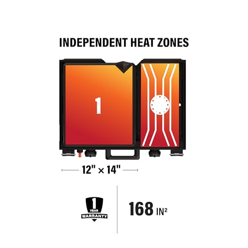 12” x 14” Camping Griddle with Side Burner W9476