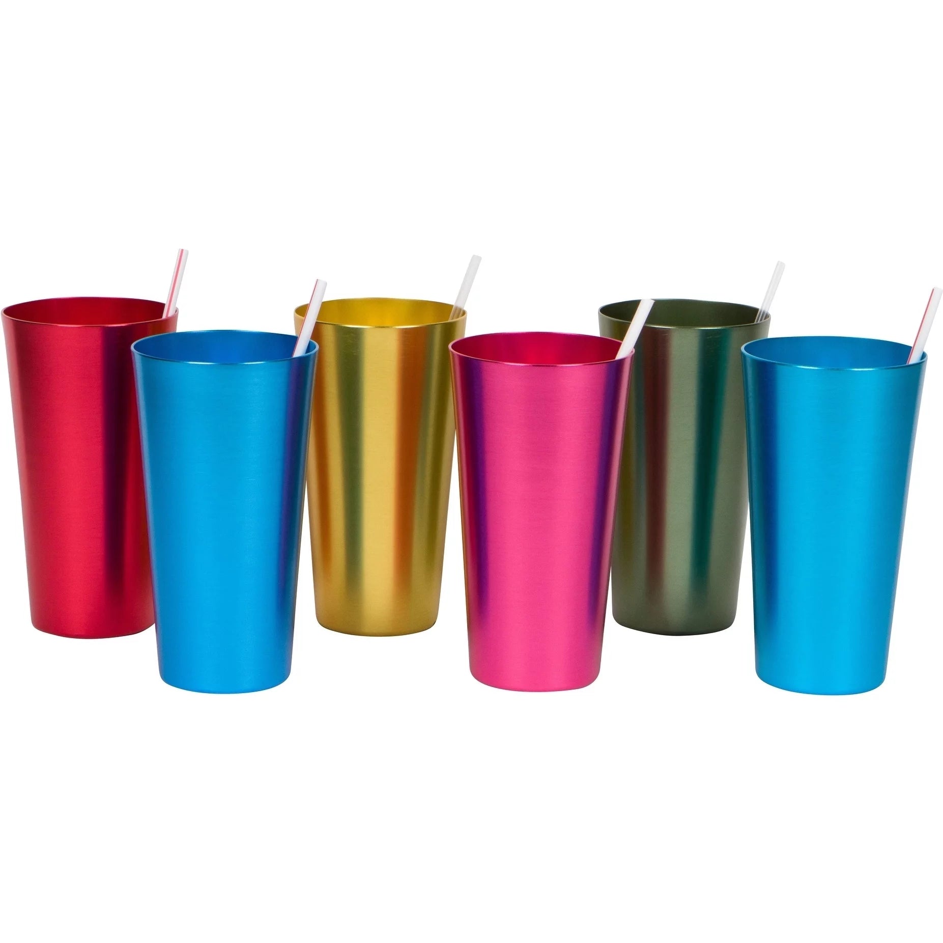 20 oz. Retro Aluminum Tumblers - 6 cups V533