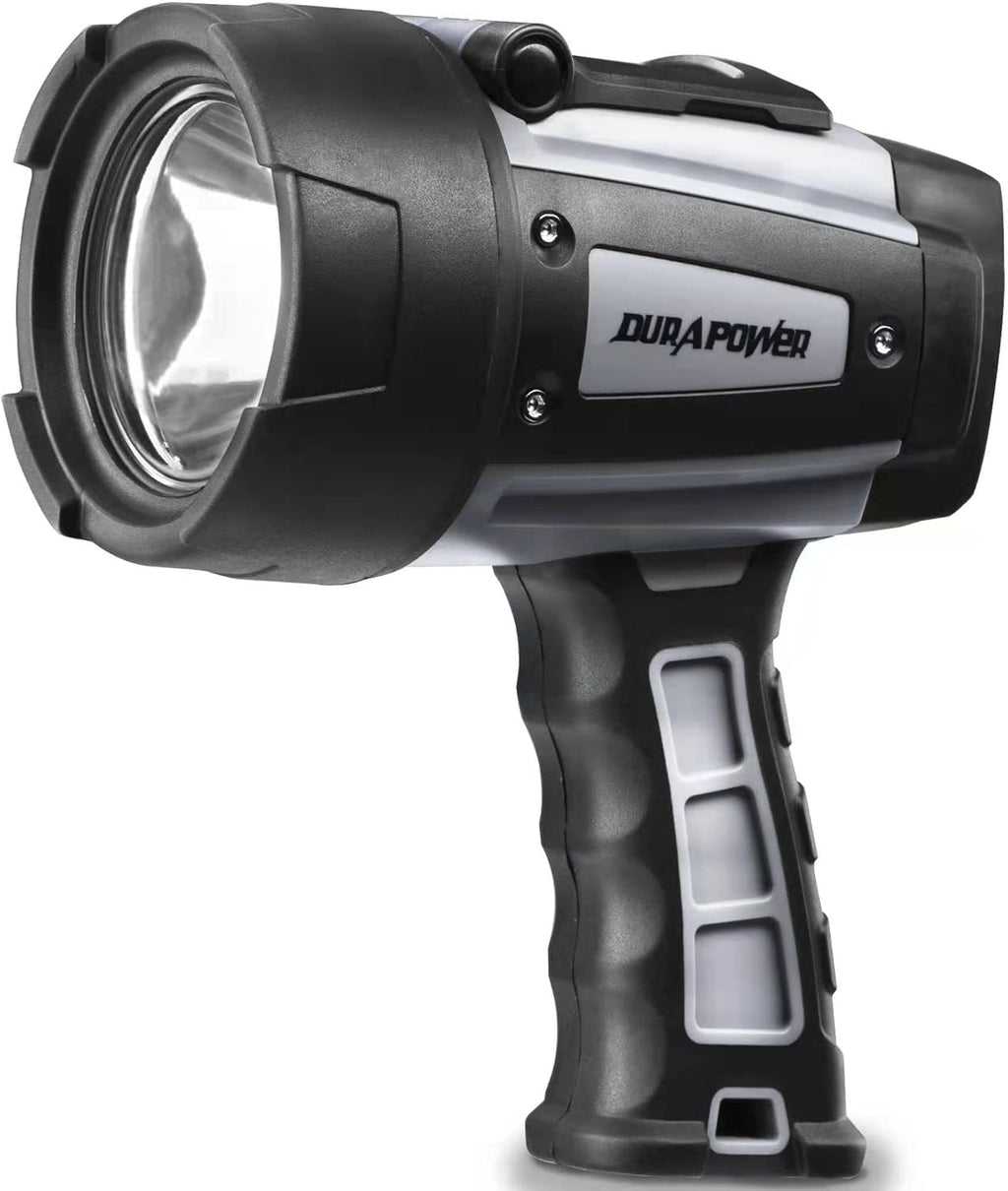 5000 Lumen LED Rechargeable Spotlight, 7200mah Ultra Bright Compact Handheld Spotlight, IP68 Waterproof Spotlight Flashlight V372949