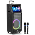 Portable Bluetooth Karaoke Machine with 2 Wireless Microphones G372