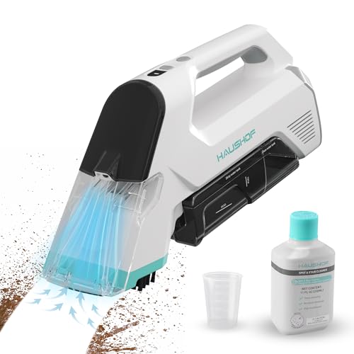 Handheld Cordless Carpet Cleaner with 2 Water Tanks R8091