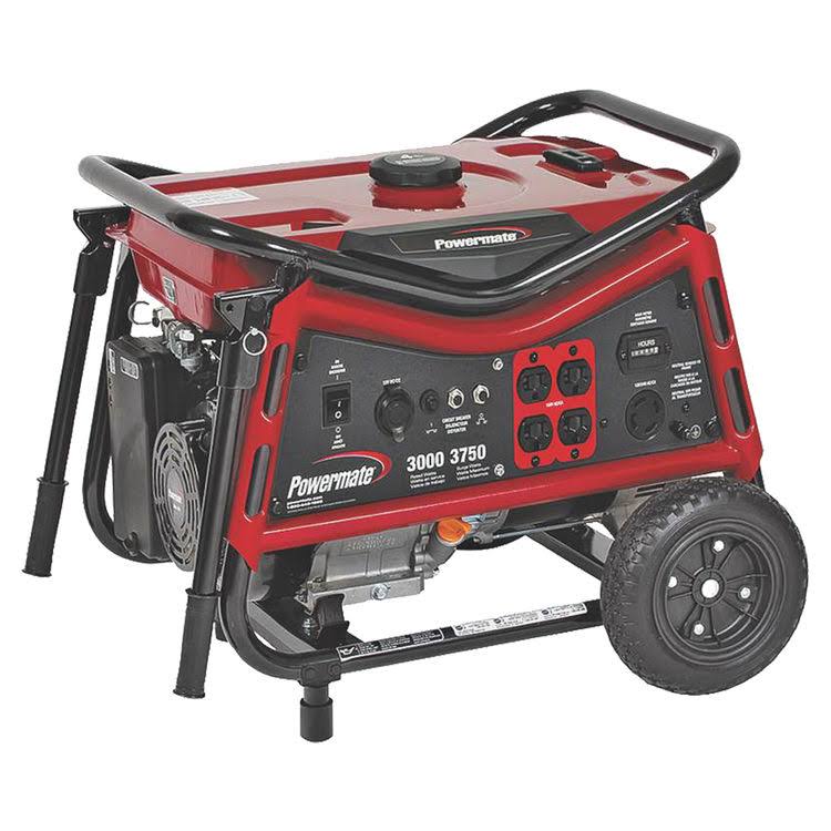Portable Generator, 120/240 VAC, 13 A, 3000/3750 W Z395