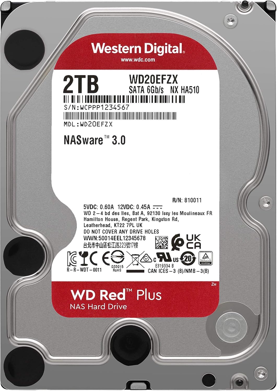 8TB NAS Internal Hard Drive HDD H739