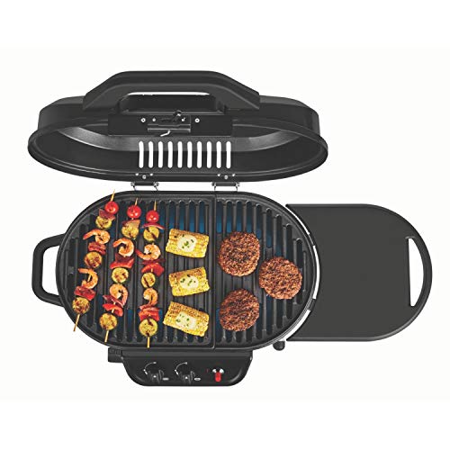 Portable Stand-Up Propane Grill with Push-Button Starter V63058